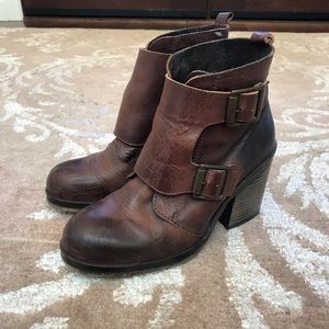 Jeffrey Campbell brown ankle boots
